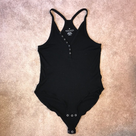 American Eagle Outfitters Tops - Black Bodysuit AEO